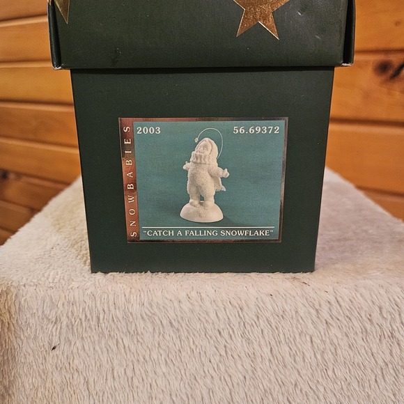 DEPT 56‎ SNOWBABIES "CATCH A FALLING SNOWFLAKE" & "A SMILE TO TREASURE" JUNE - Picture 1 of 7